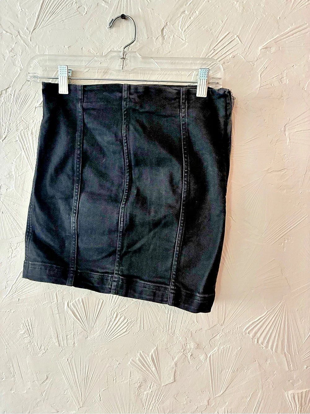 Free people Black Mini Skirt
